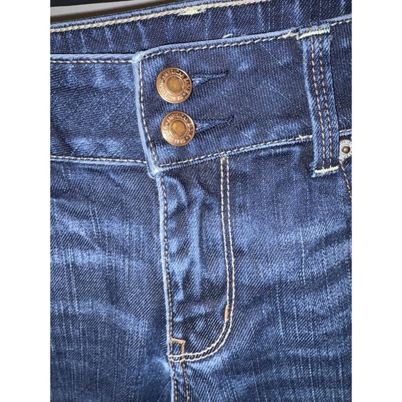 American Eagle Outfitters Artist Jeans Women 8 32X25 Stretch - Picture 3 of 7